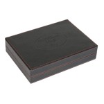 Backgammon Classic Game - Folding PU Leather 23cm - Dal Rossi